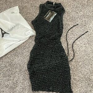 MANIERE DE VOIR- POPCORN TEXTURE CONTOUR DRESS NWT!!